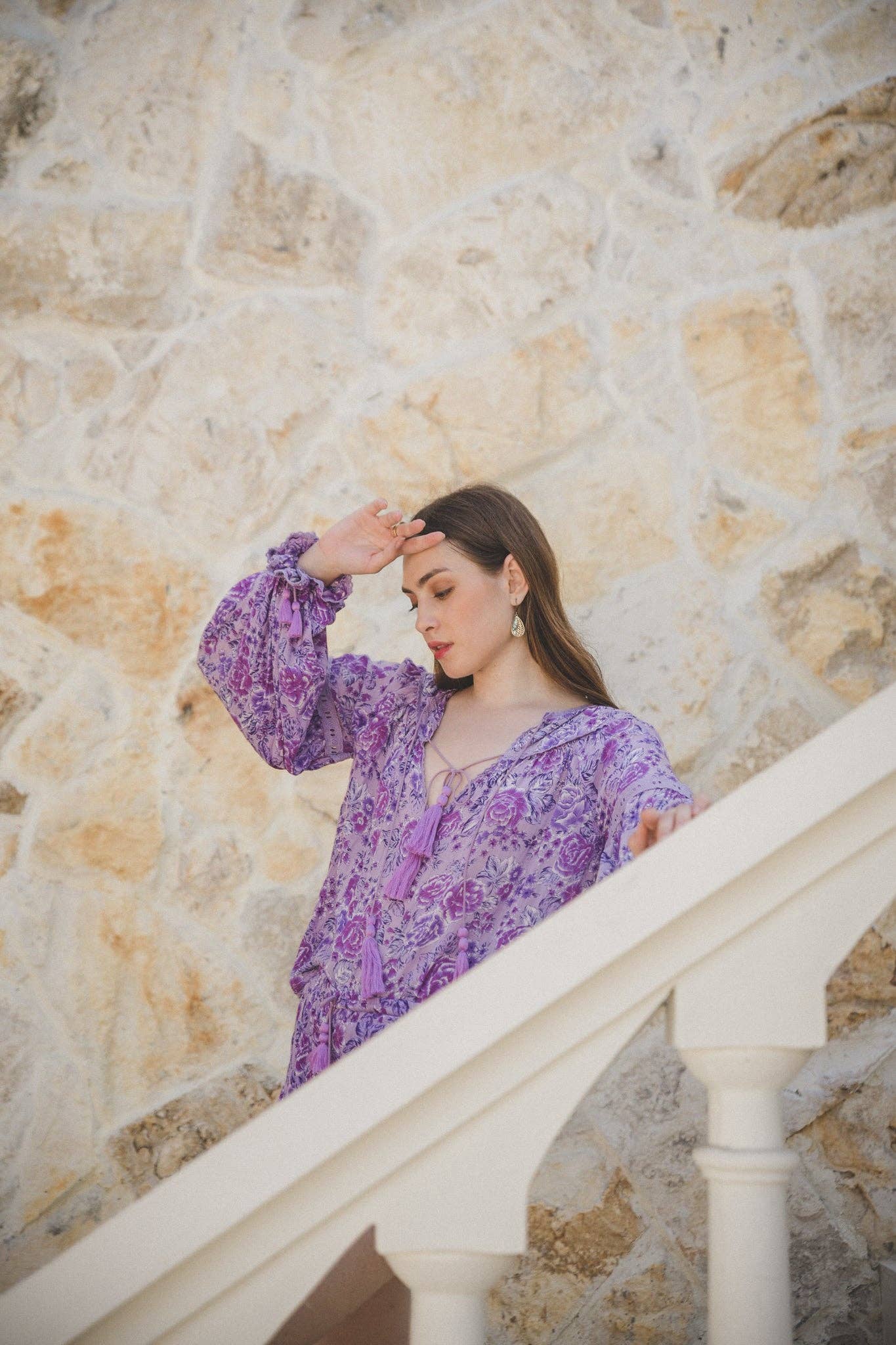 Calla Blouse - Violet