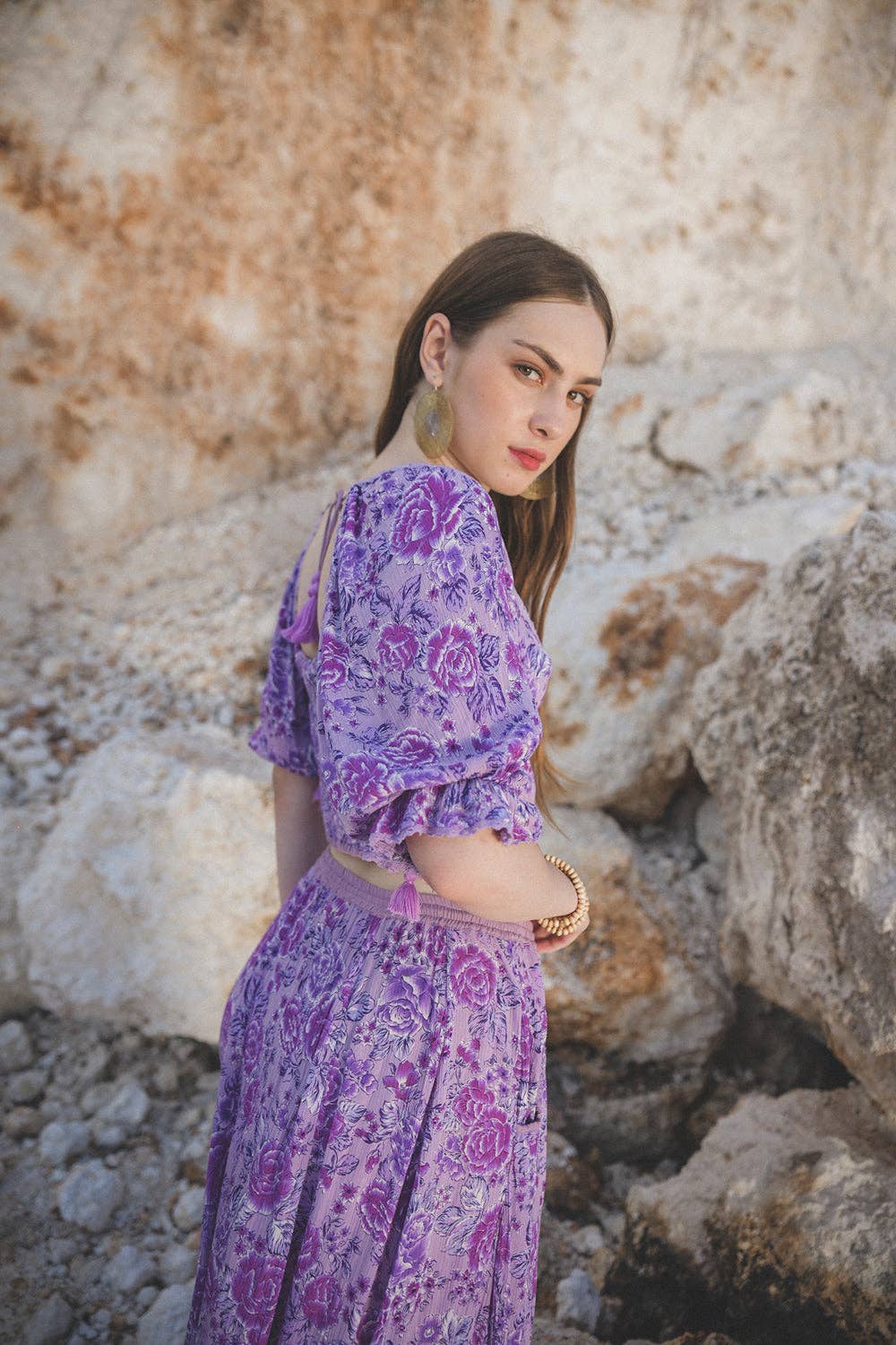 Ghea Maxi Skirt - Violet