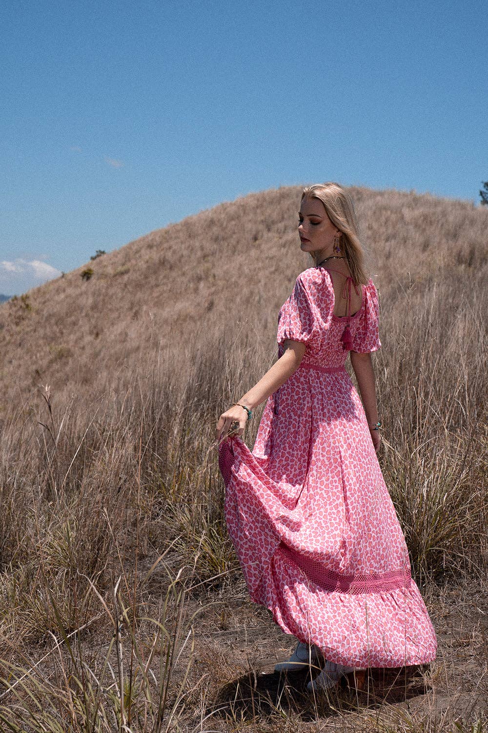 Lavender Maxi Dress - Magenta