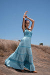Jasmine Strappy Dress - Turquoise