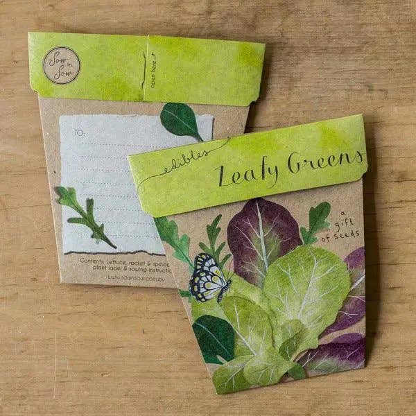 Leafy Greens Gift of Seeds (Australia Only)