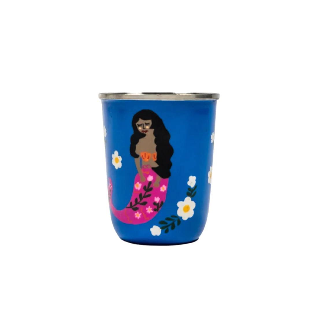 Picnic Folk Small Tumbler // Mermaid