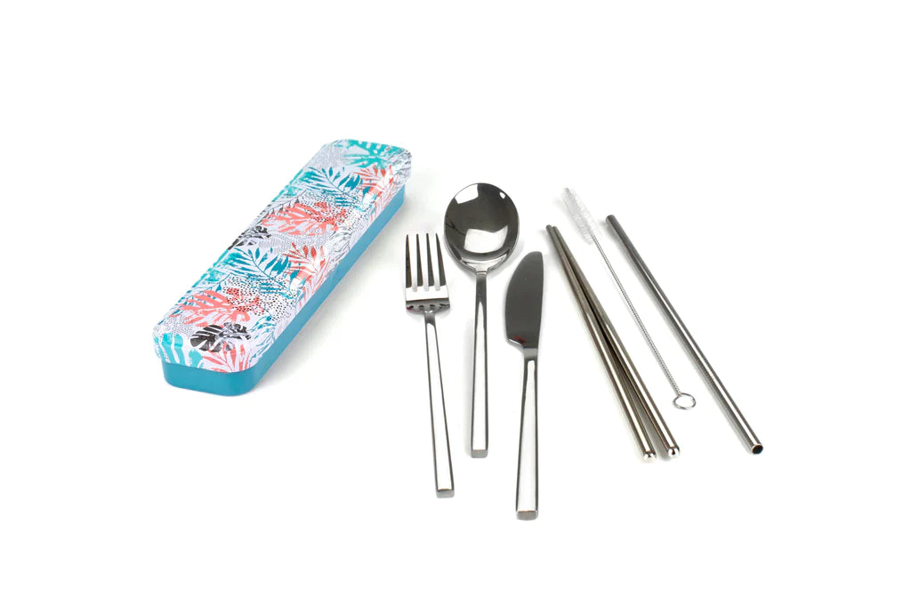 Retrokitchen Stainless Steel Cutlery // Palm Frond