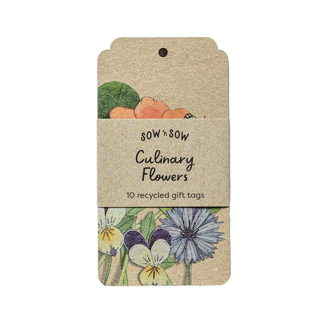 Culinary Flowers Gift Tag - 10 Pack