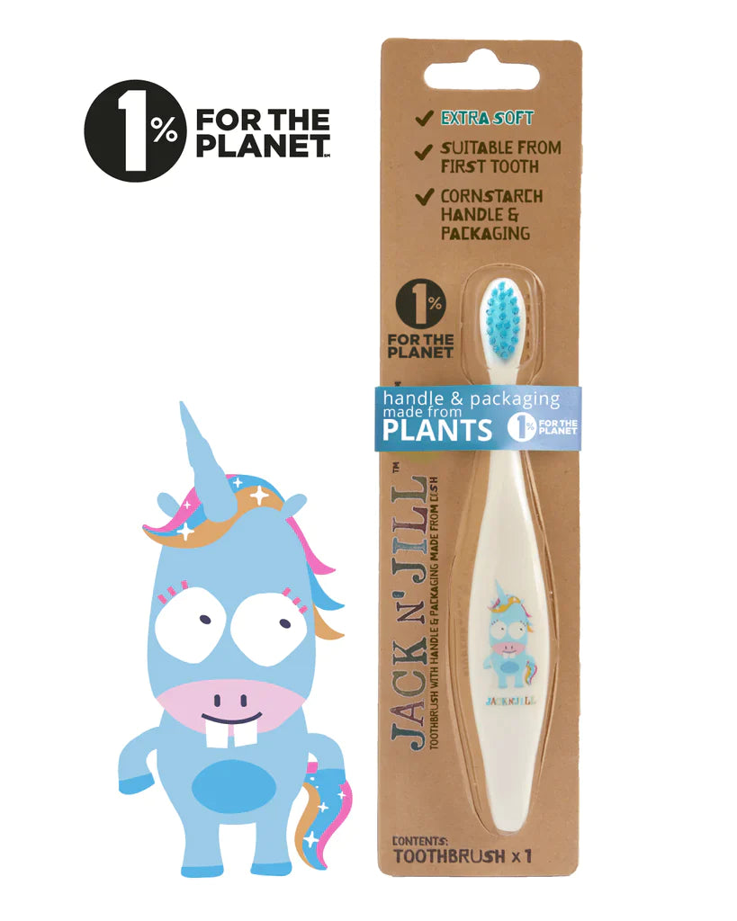 Jack N' Jill Children's Biodegradable Toothbrush // Unicorn