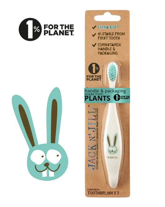 Jack N' Jill Children's Biodegradable Toothbrush // Bunny