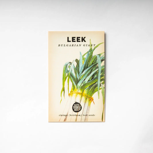Leek 'Giant Bulgarian" Heirloom Seeds