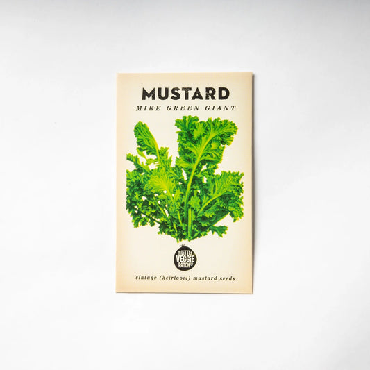 Mustard "Lime Streaks" Heirloom Seeds
