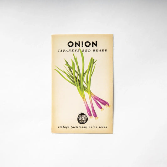 Onion "Japanese Red Beard" Heirloom Seeds