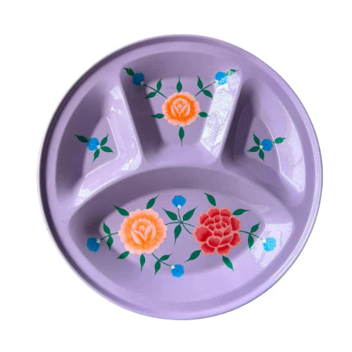 Picnic Folk Divider Plate // Fleur