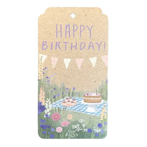 Birthday Picnic Gift Tag - 10 Pack