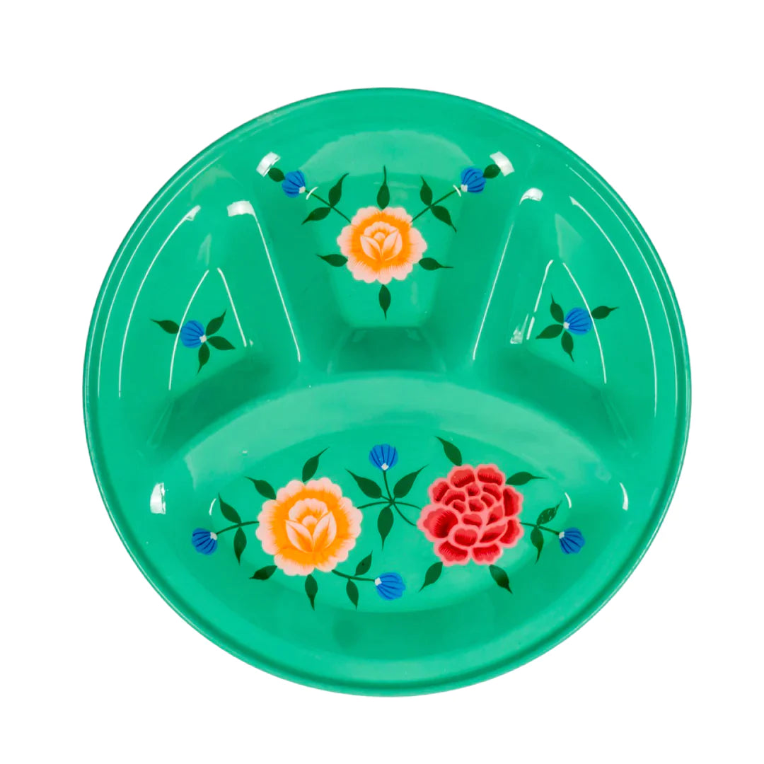 Picnic Folk Divider Plate // Fleur