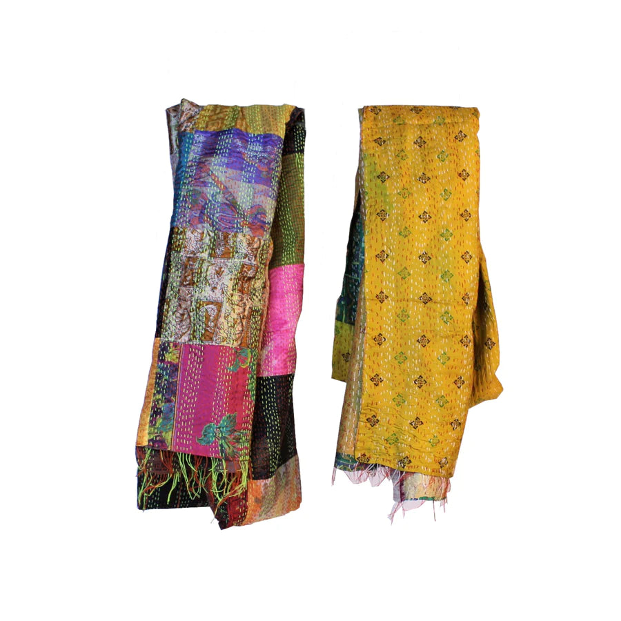 Scarves // Silk Kantha