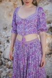 Ghea Maxi Skirt - Violet