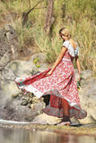 Hosannah Maxi Dress - Rococo Red