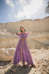 Ghea Maxi Dress - Violet
