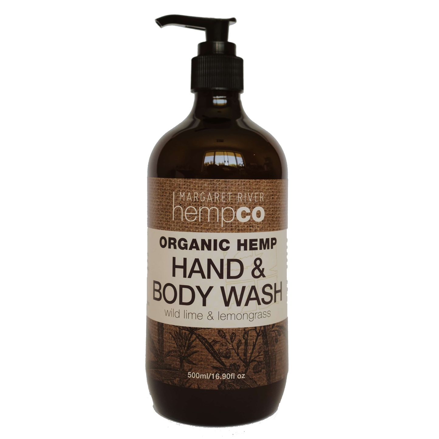 Margaret River Hemp Co Organic Hemp Hand & Body Wash – Wild Lime & Lemongrass